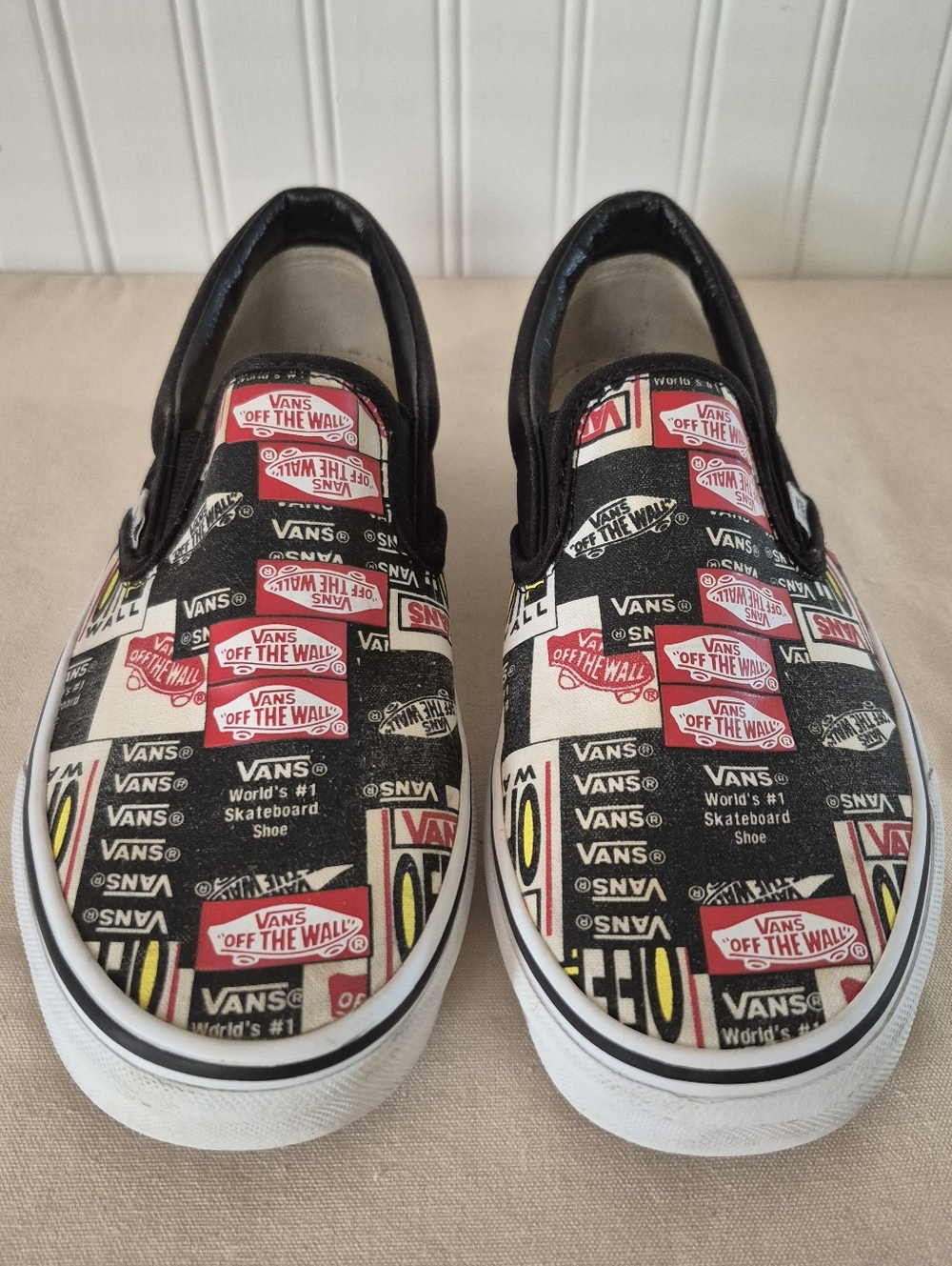 Vans Label Mix Classic Slip On Sneakers Skate Shoes  Unisex M 6.5 / W 8
